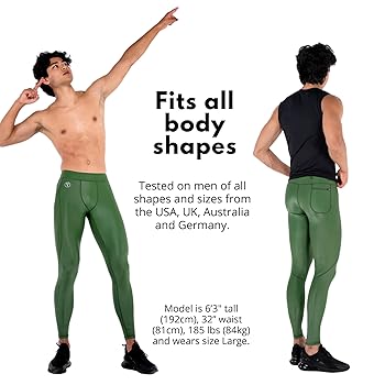 Amazon.com: Kapow Meggings Shiny Performance Leggings